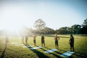 outdoor yoga